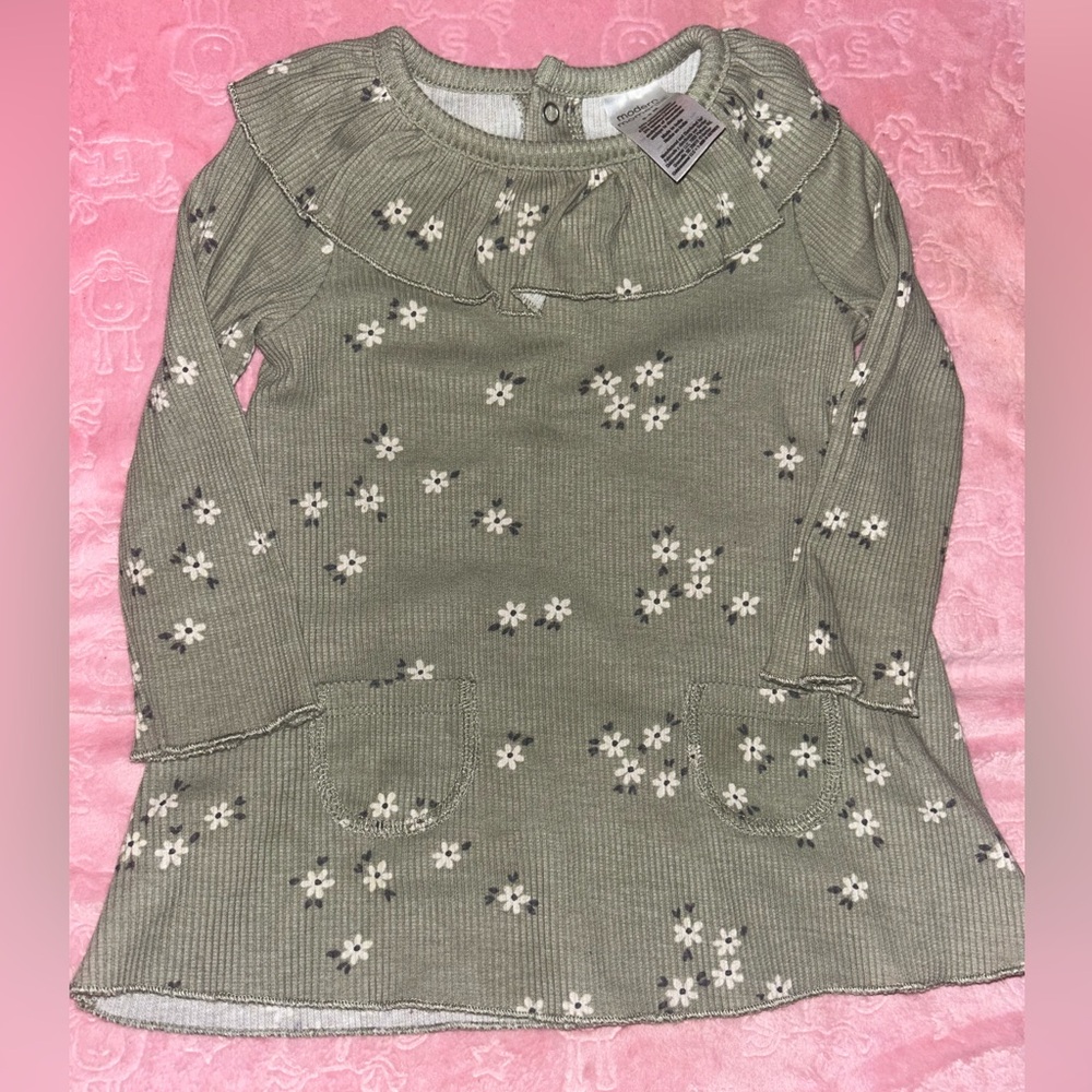 Green Flower Dress